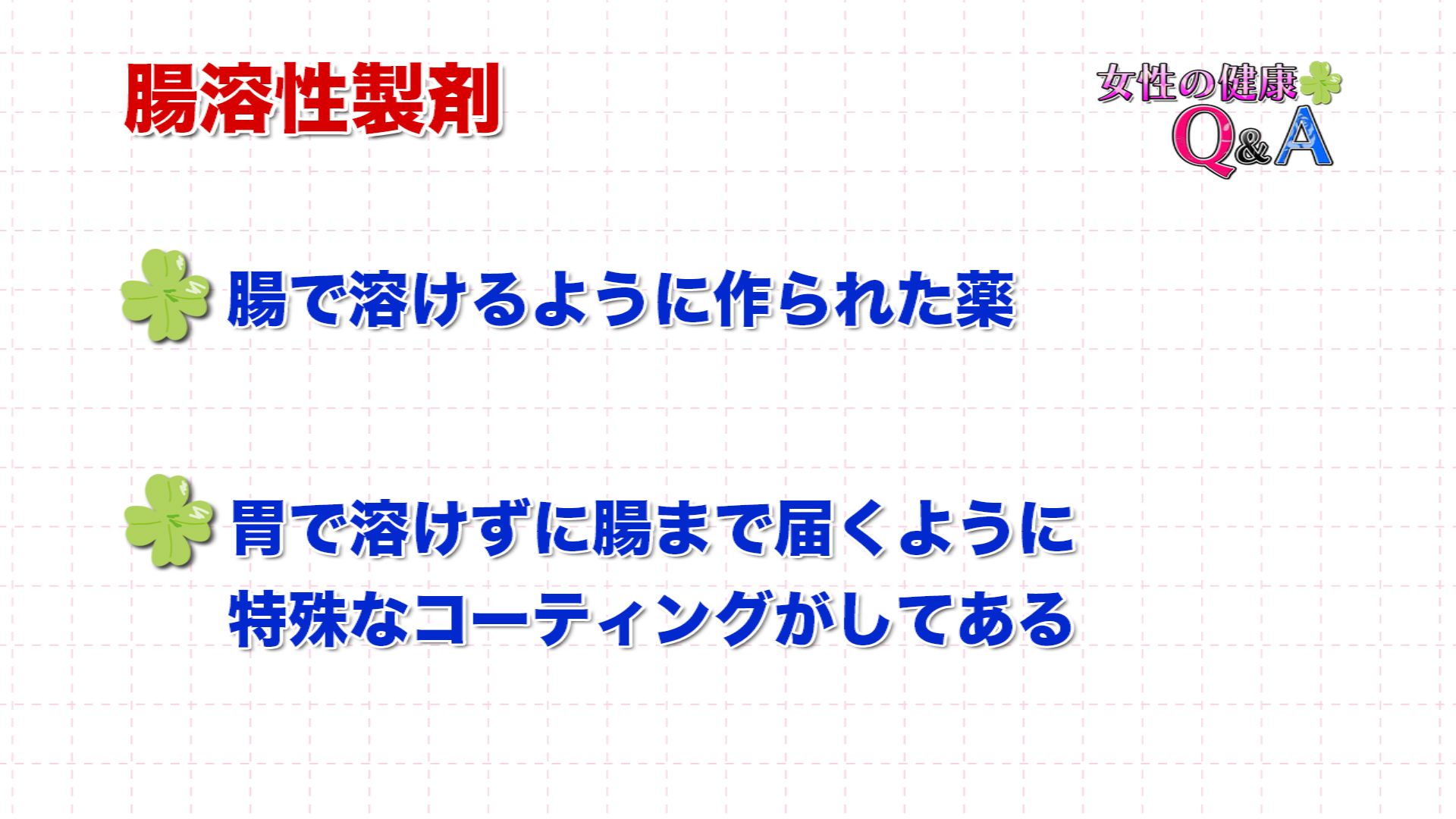 12月27日 薬の豆知識 女性の健康q A