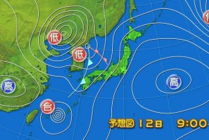 天気図150511