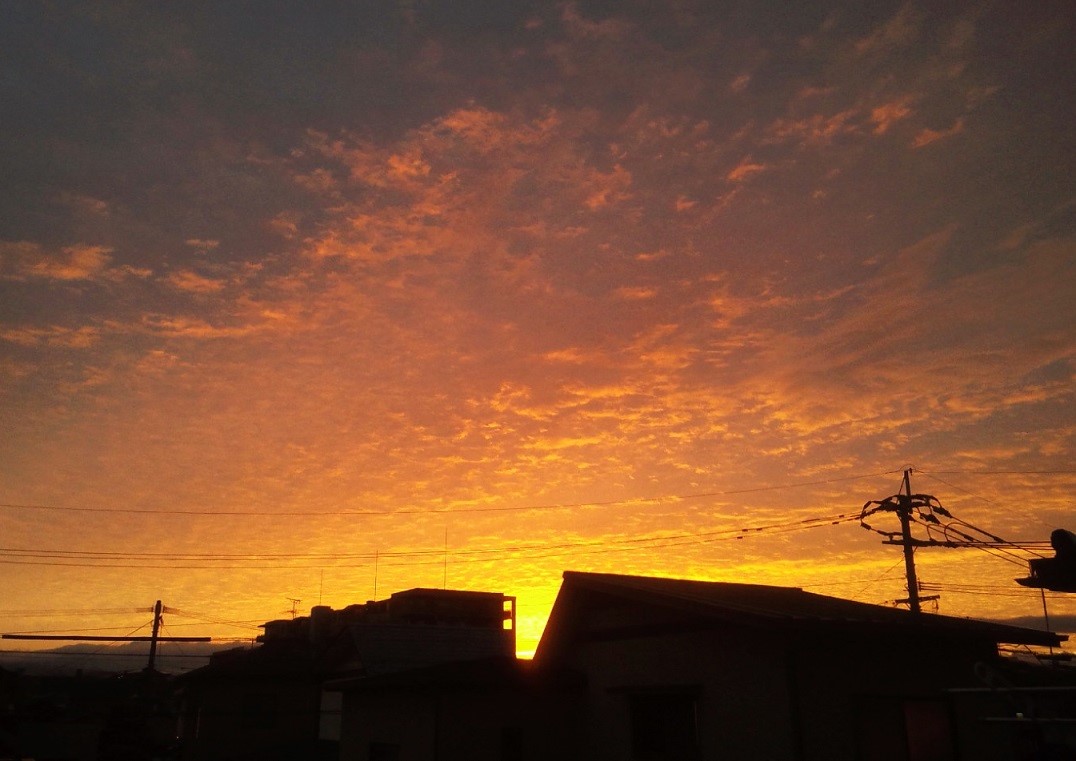 面白い 雲の変化 空色日記