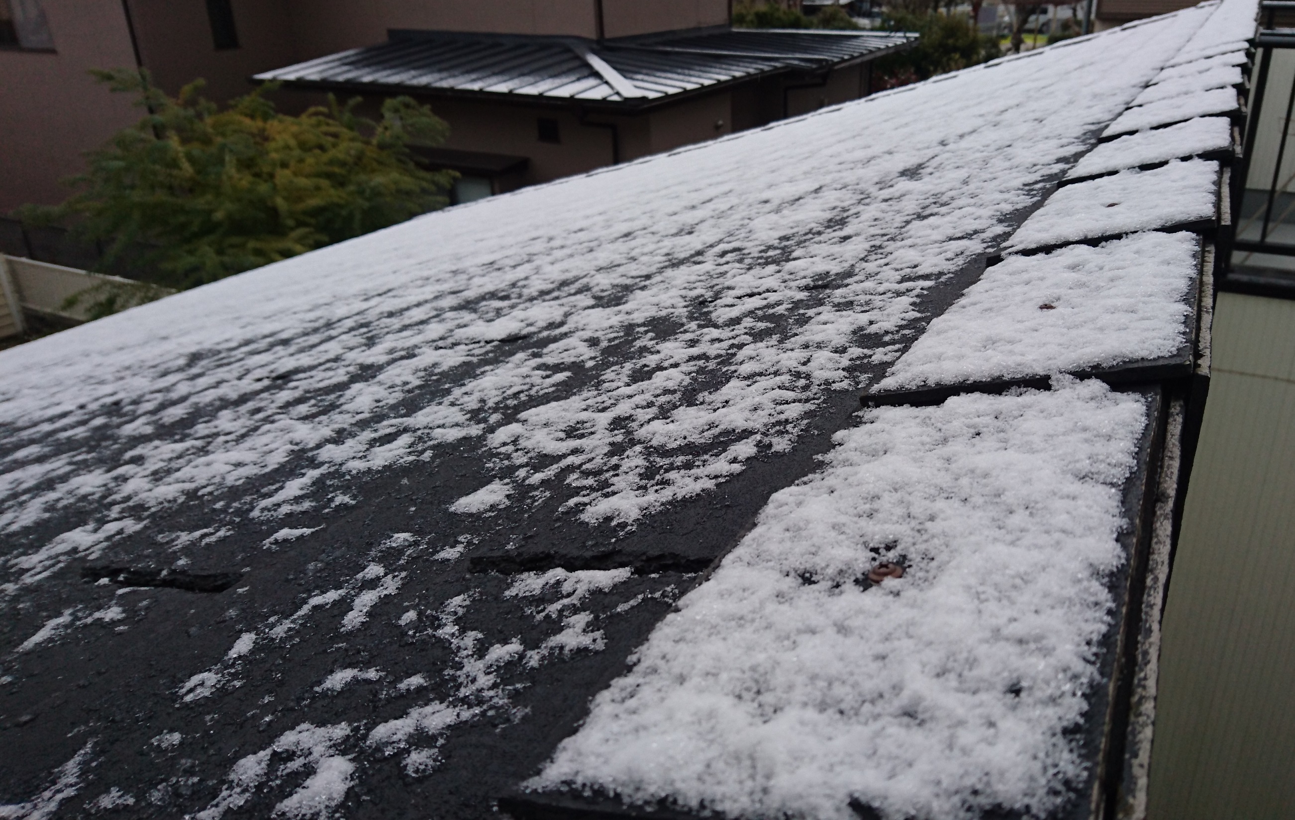 また雪 あすも積雪 凍結注意 空色日記